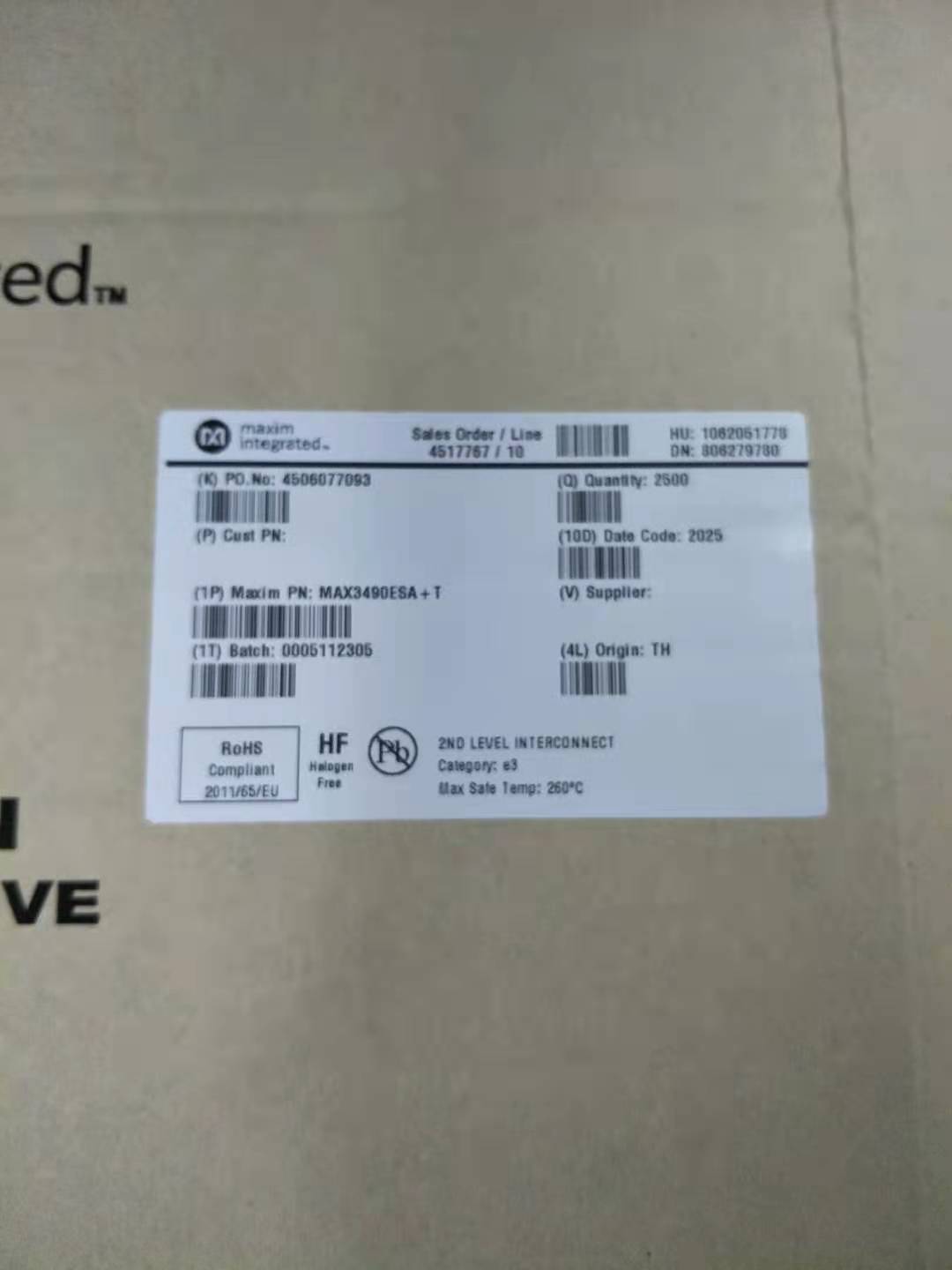 MAX3490ESA